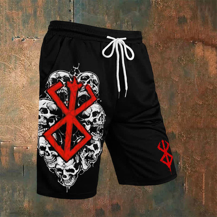 WorldNorse Viking Rune Casual Shorts - US/UK/AU54，EU64 (7XL) - image 0