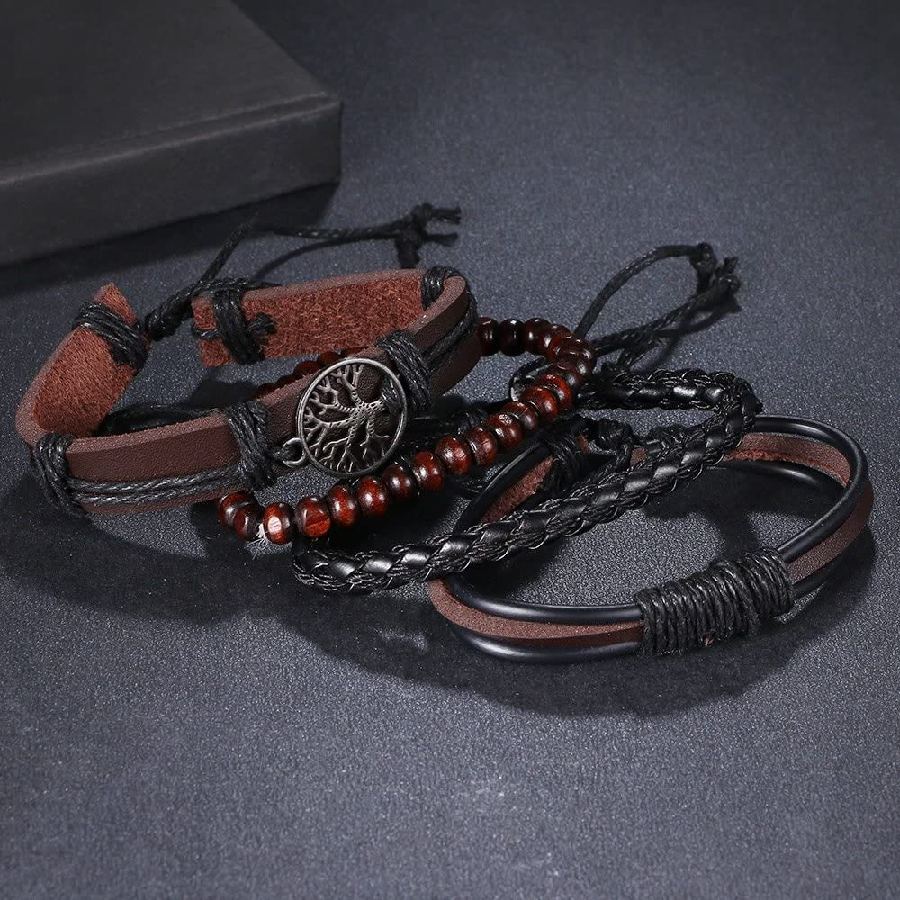 WorldNorse Tree Of Life Handmade Leather Bracelet - image 4