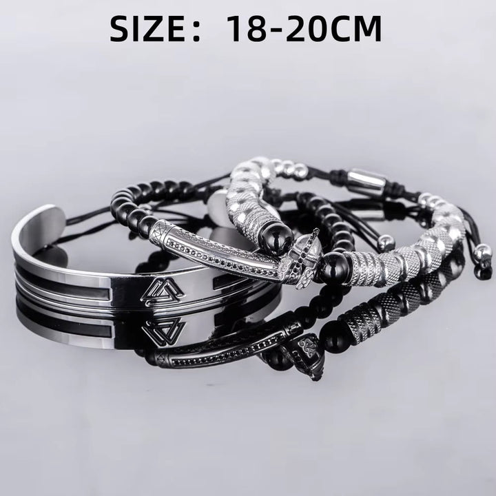 WorldNorse Viking Valknut Warrior Bracelet