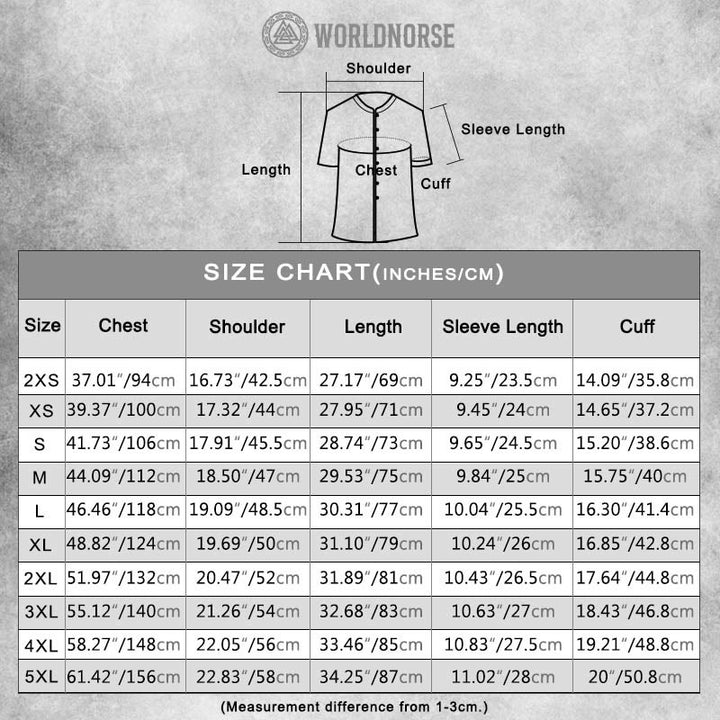 WorldNorse Compass Vegvisir Short Sleeve Shirt - image 2