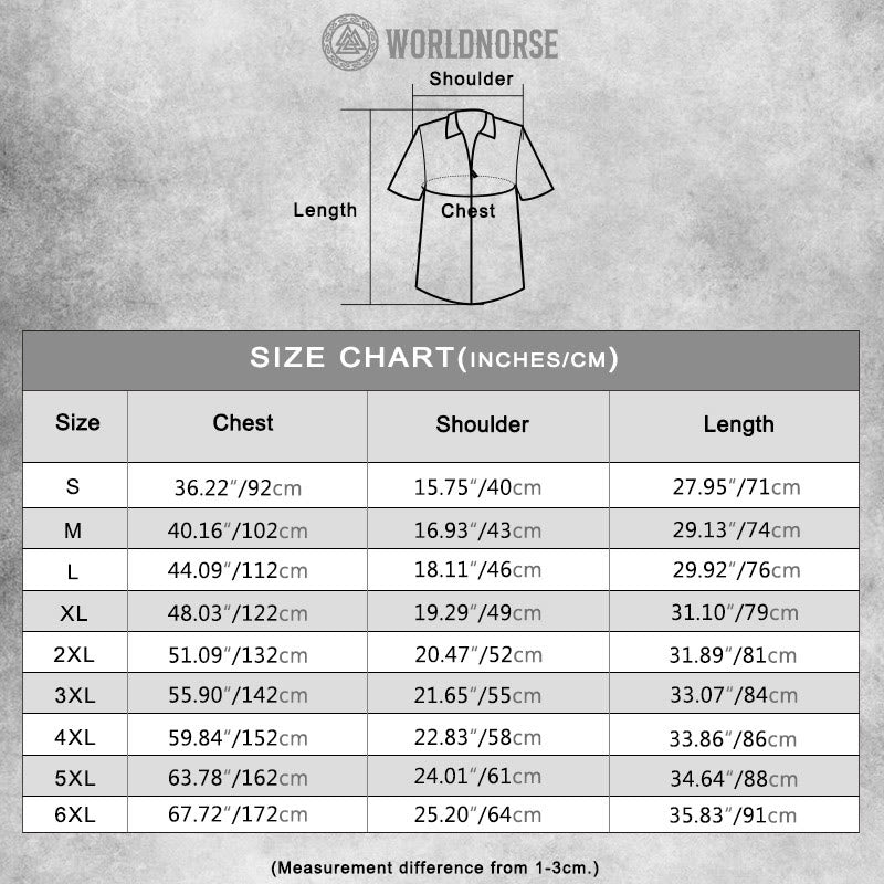 WorldNorse Vegvisir Raven Bleeding Polo Shirt & Shorts Co-Ord Set - image 2