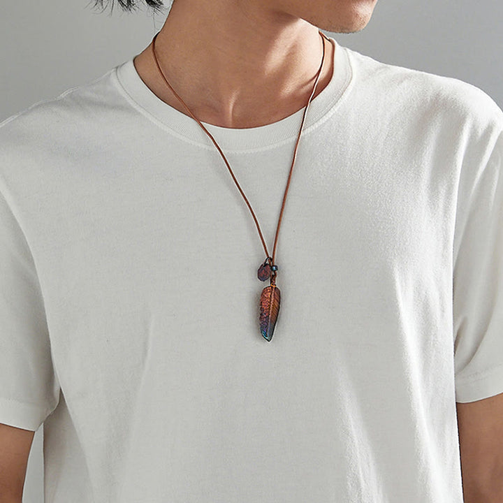 WorldNorse Nirvana Reborn Feather Necklace