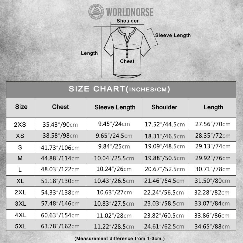 WorldNorse Viking Skull Vegvisir Casual Shirt