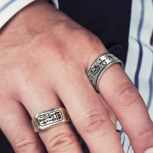 WorldNorse Handcrafted 925 Silver Runes Ring - image 3
