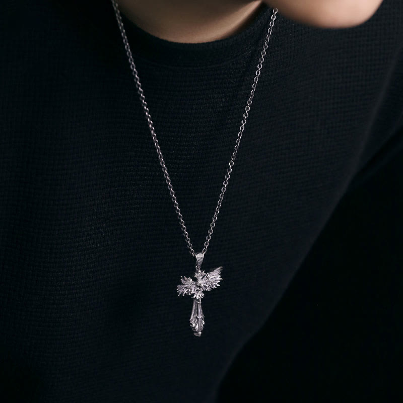 WorldNorse 925 Sterling Silver Raven Necklace