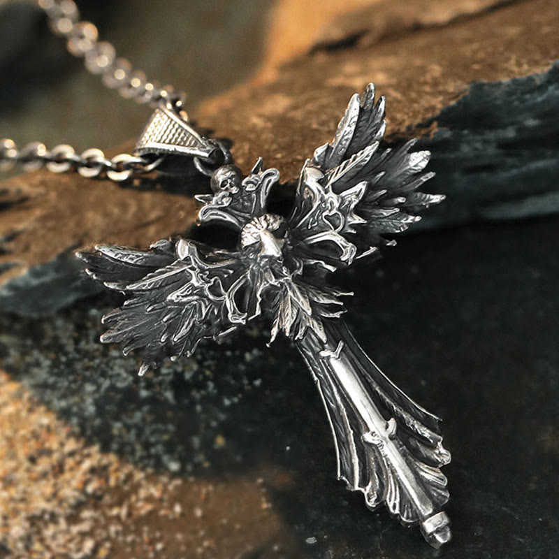 WorldNorse 925 Sterling Silver Raven Necklace