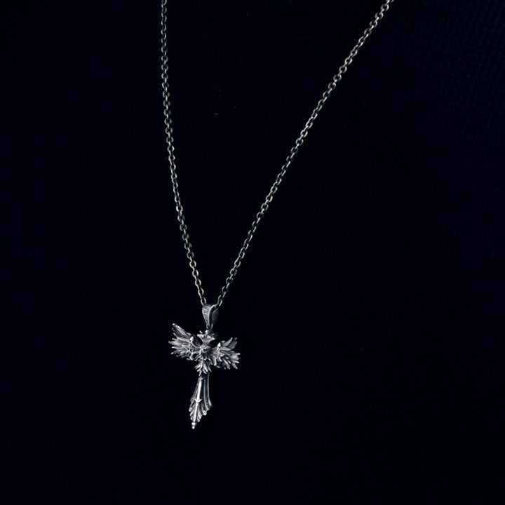 WorldNorse 925 Sterling Silver Raven Necklace