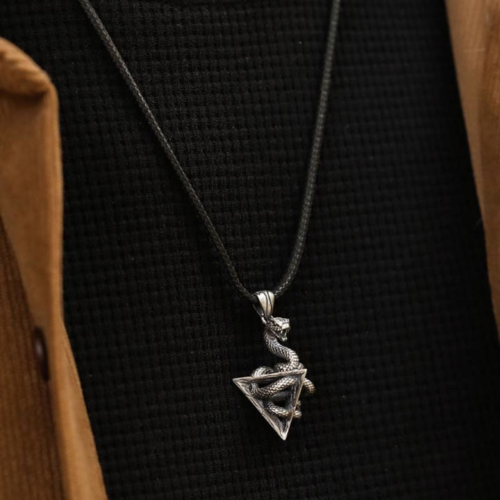 WorldNorse 925 Sterling Silver Snake Necklace