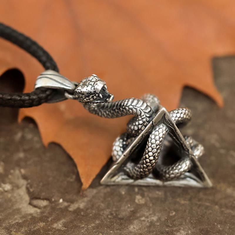 WorldNorse 925 Sterling Silver Snake Necklace