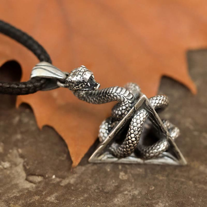 WorldNorse 925 Sterling Silver Snake Necklace
