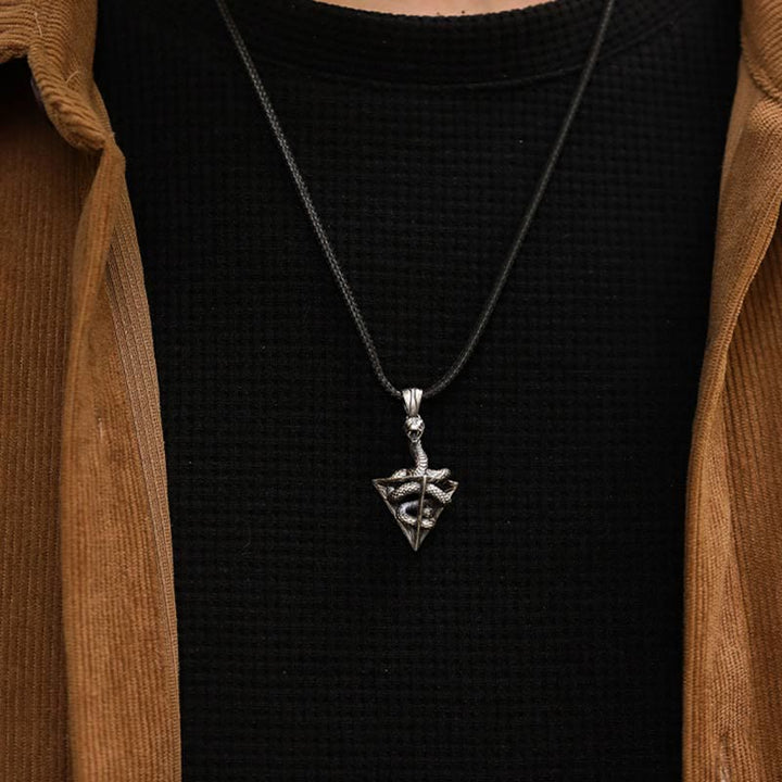 WorldNorse 925 Sterling Silver Snake Necklace