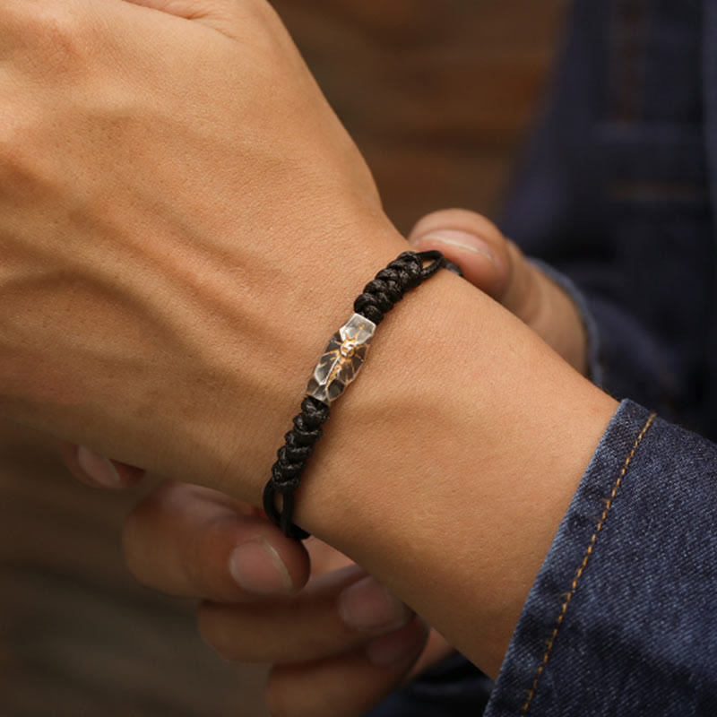 WorldNorse 925 Sterling Silver Wishing Stone Bracelet