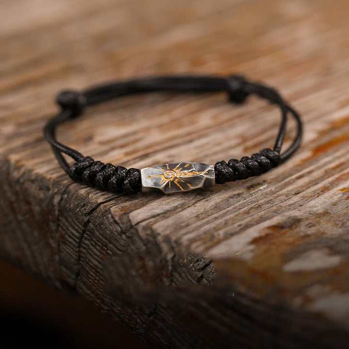 WorldNorse 925 Sterling Silver Wishing Stone Bracelet