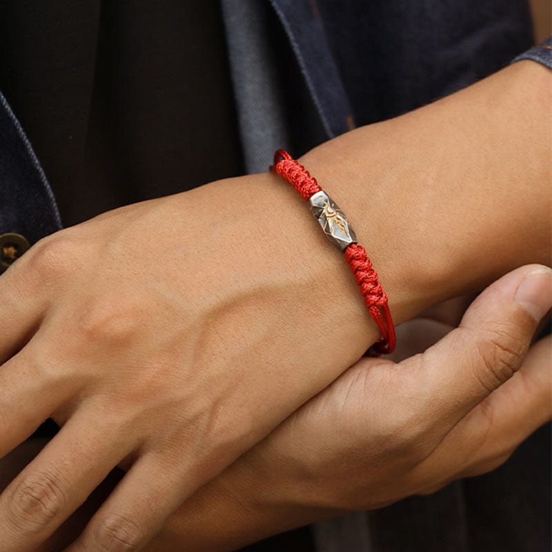 WorldNorse 925 Sterling Silver Wishing Stone Bracelet