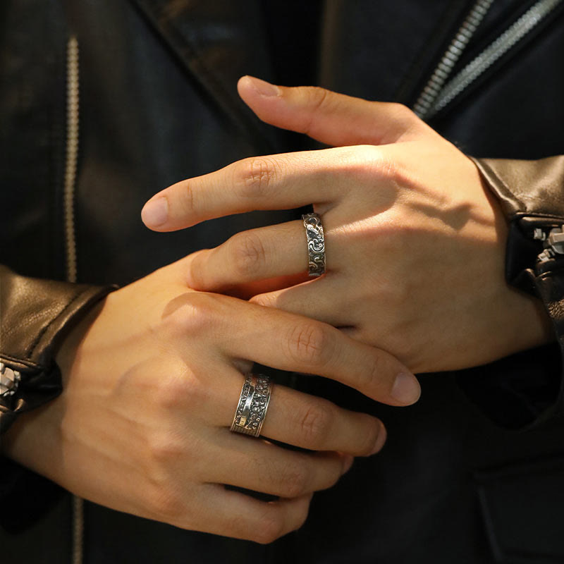 WorldNorse 925 Sterling Silver Retro Snake Ring