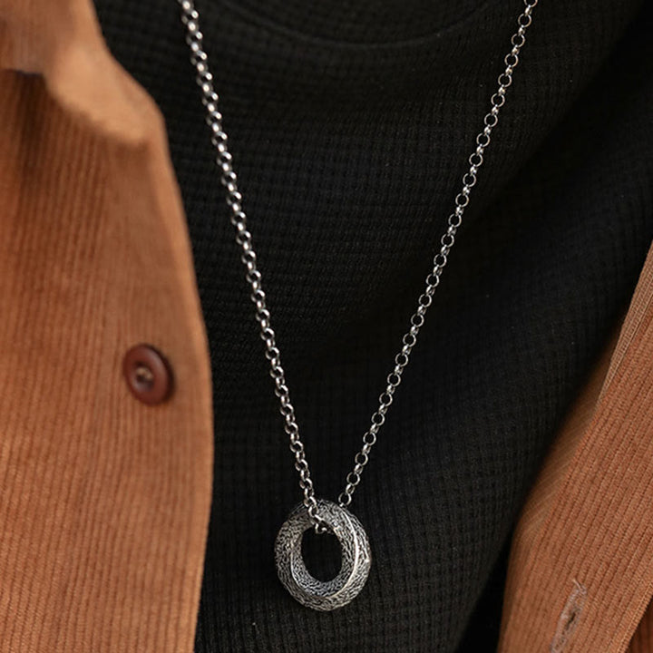 WorldNorse 925 Sterling Silver Mobius Strip Necklace - image 8