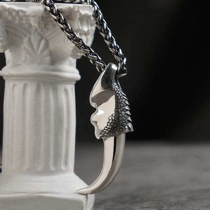 WorldNorse 925 Sterling Silver Norse Dragon Necklace