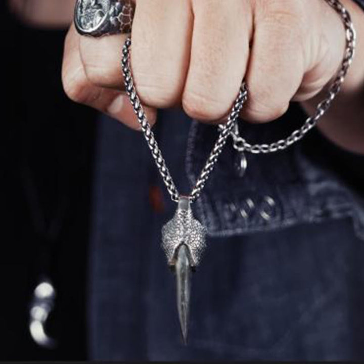 WorldNorse 925 Sterling Silver Norse Dragon Necklace
