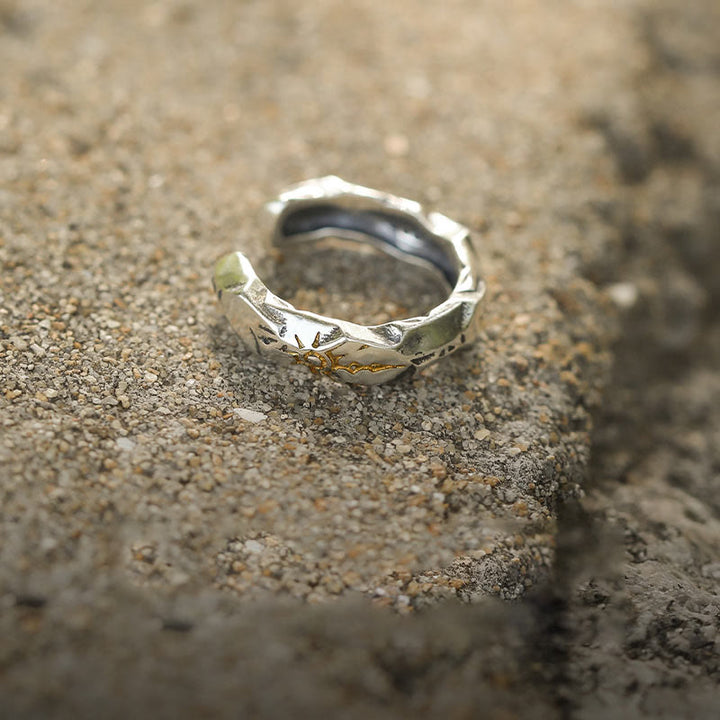 WorldNorse 925 Sterling Silver Wish Emblem Hammered Earrings - image 8