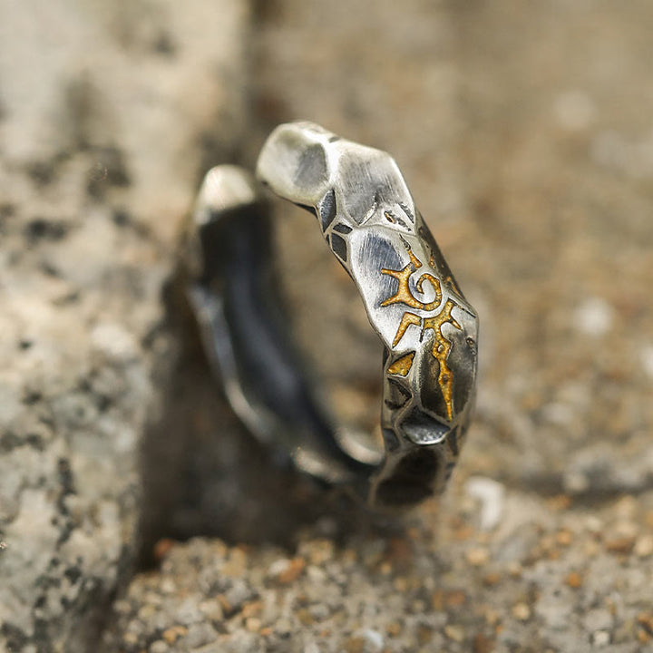 WorldNorse 925 Sterling Silver Wish Emblem Hammered Earrings - image 3