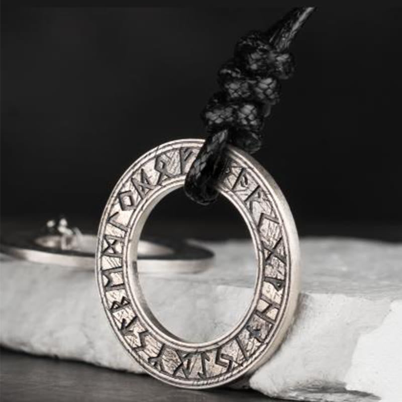 WorldNorse 925 Sterling Silver Runes Necklace
