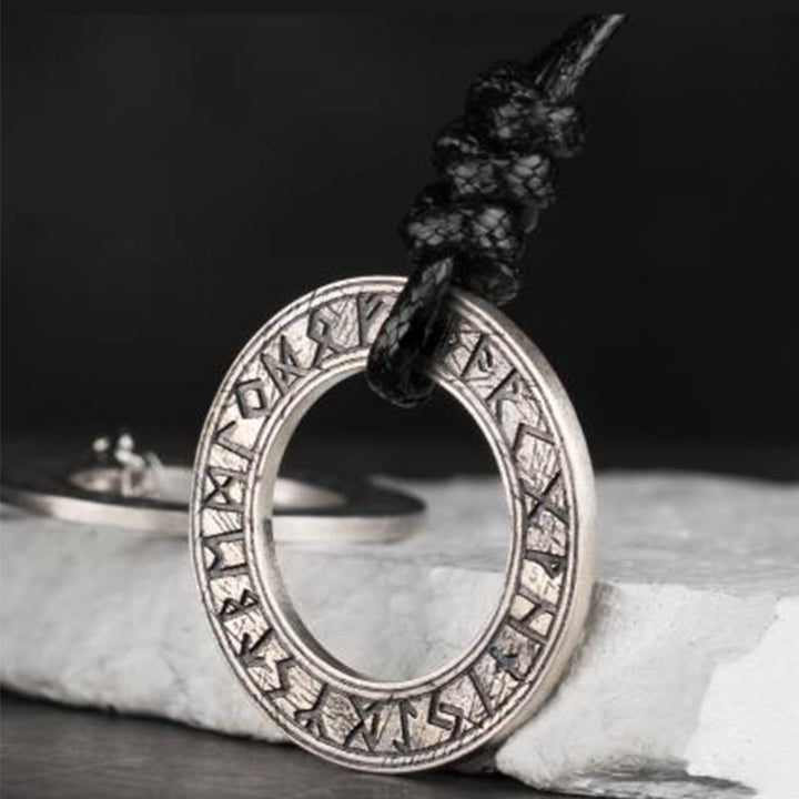 WorldNorse 925 Sterling Silver Runes Necklace