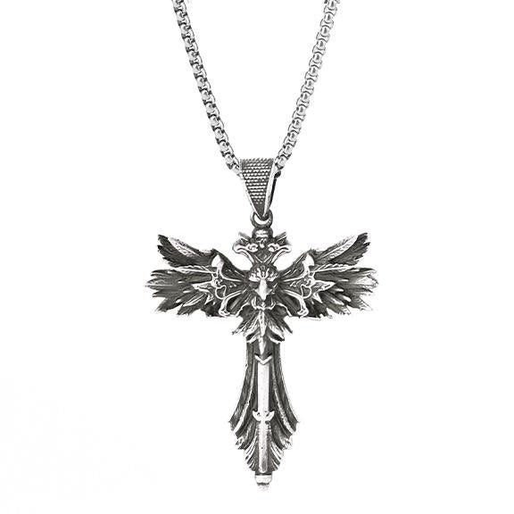 WorldNorse 925 Sterling Silver Raven Necklace
