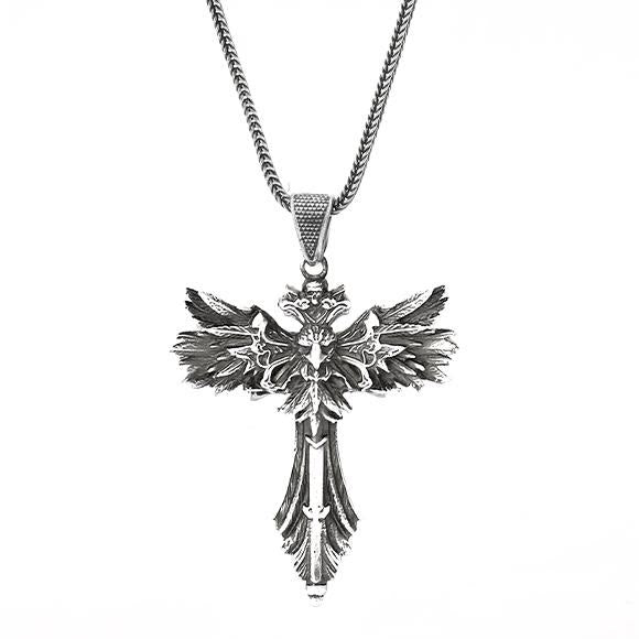 WorldNorse 925 Sterling Silver Raven Necklace