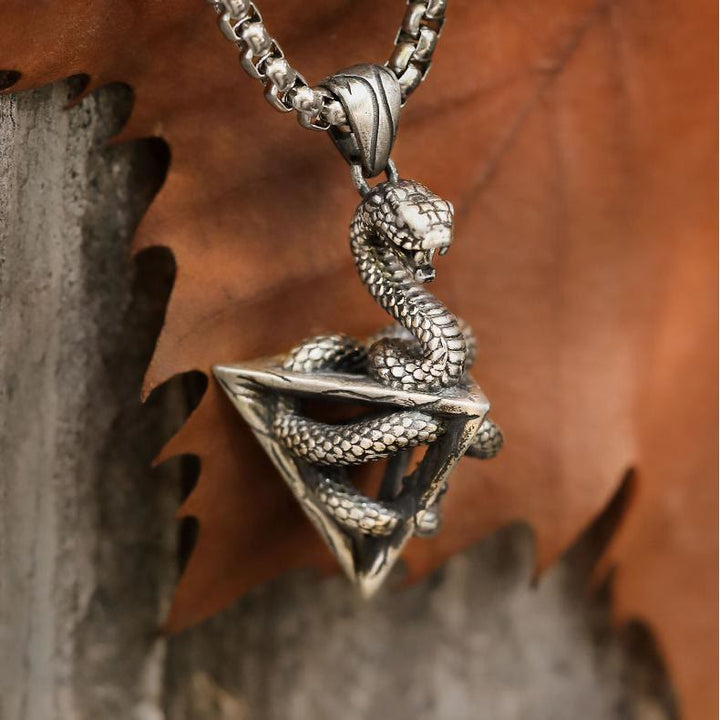 WorldNorse 925 Sterling Silver Snake Necklace