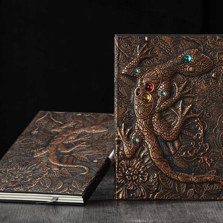 WorldNorse Lizard Gecko Embossed Notebook