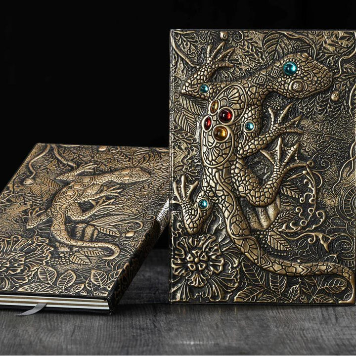 WorldNorse Lizard Gecko Embossed Notebook