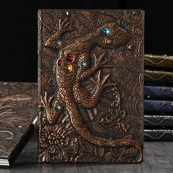 WorldNorse Lizard Gecko Embossed Notebook