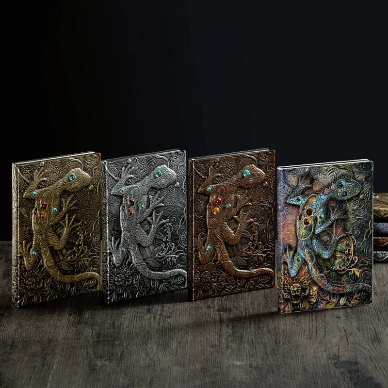 WorldNorse Lizard Gecko Embossed Notebook