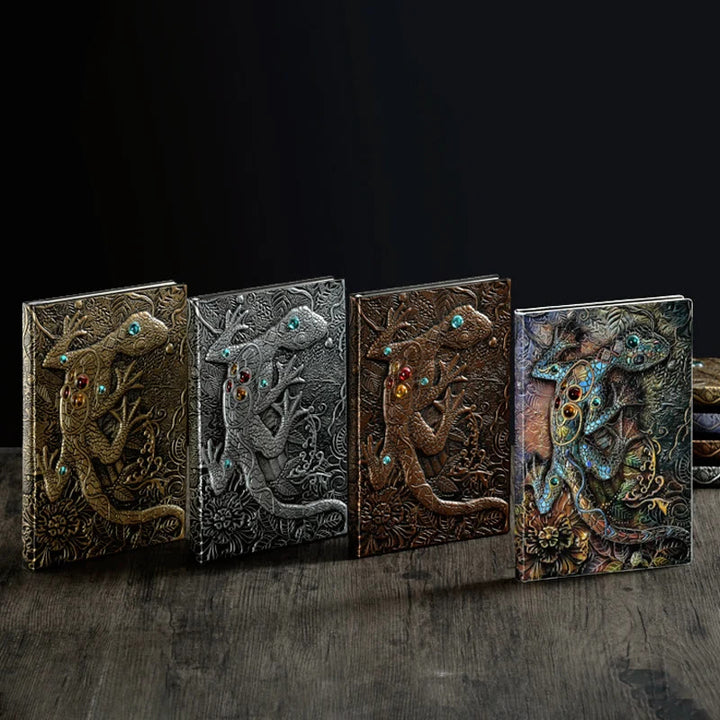 WorldNorse Lizard Gecko Embossed Notebook