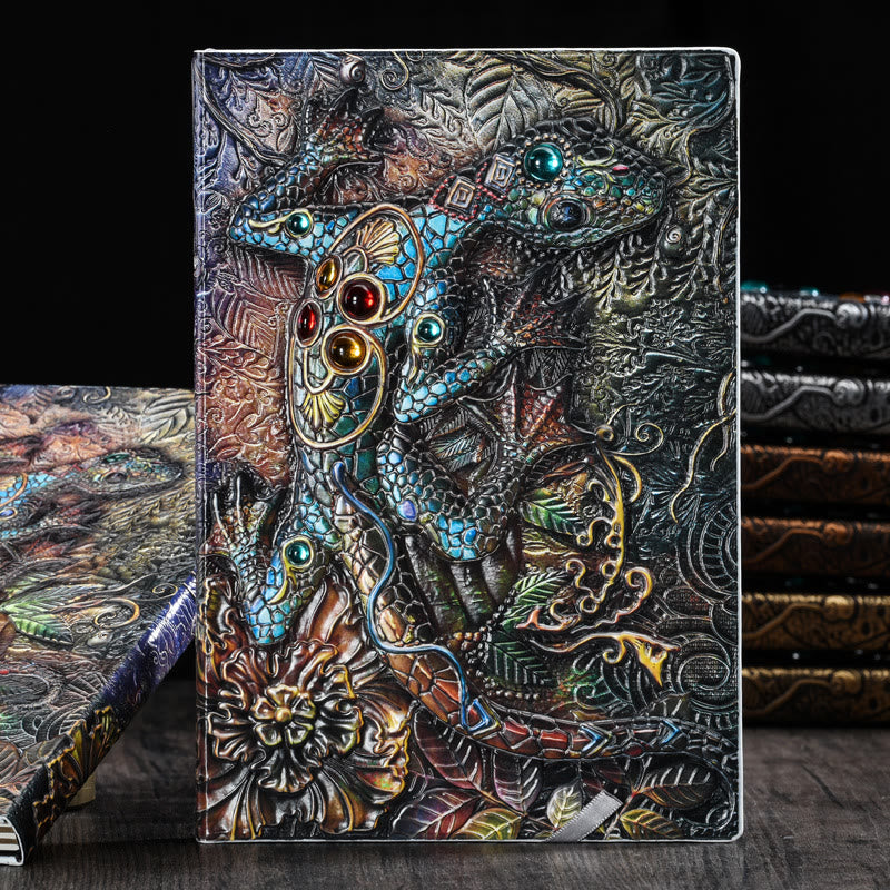 WorldNorse Lizard Gecko Embossed Notebook