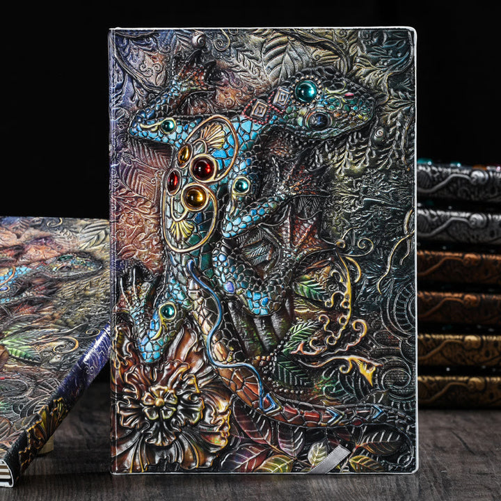 WorldNorse Lizard Gecko Embossed Notebook