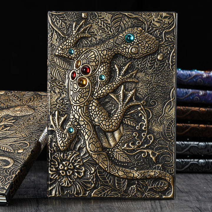 WorldNorse Lizard Gecko Embossed Notebook