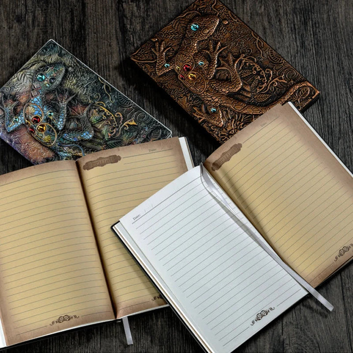 WorldNorse Lizard Gecko Embossed Notebook
