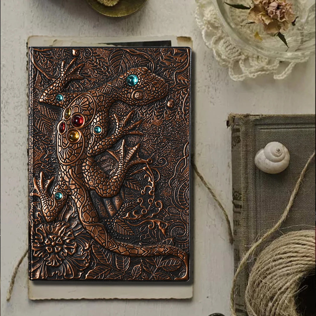 WorldNorse Lizard Gecko Embossed Notebook