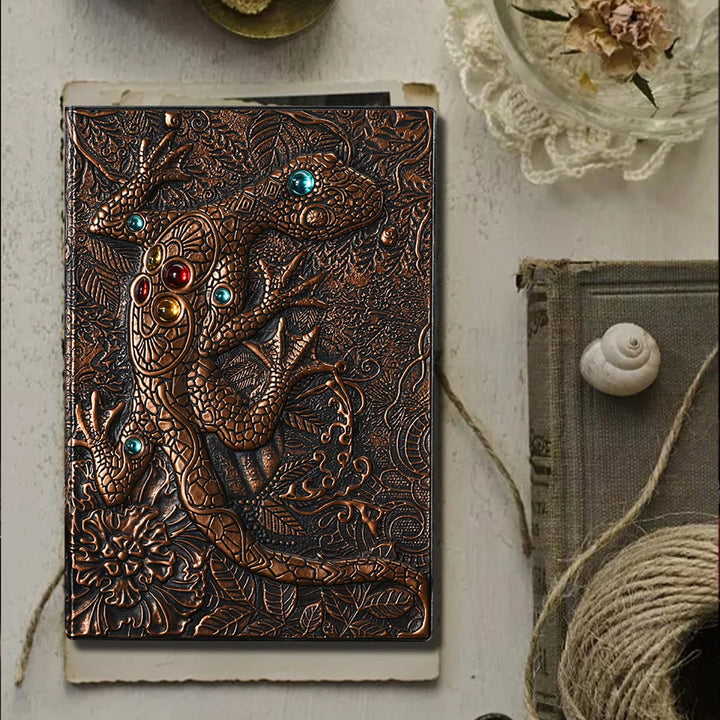 WorldNorse Lizard Gecko Embossed Notebook
