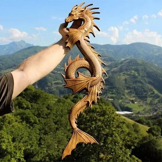 WorldNorse Viking Norse Dragon Resin Wall Decor