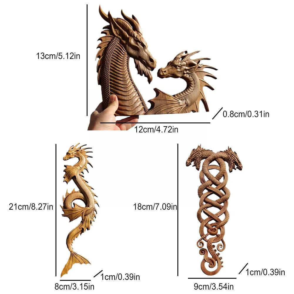 WorldNorse Viking Norse Dragon Resin Wall Decor