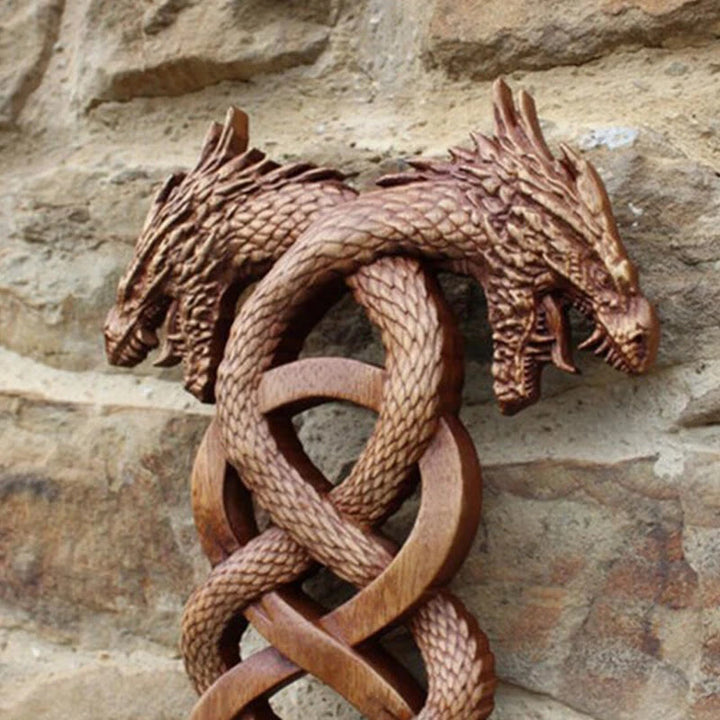 WorldNorse Viking Norse Dragon Resin Wall Decor