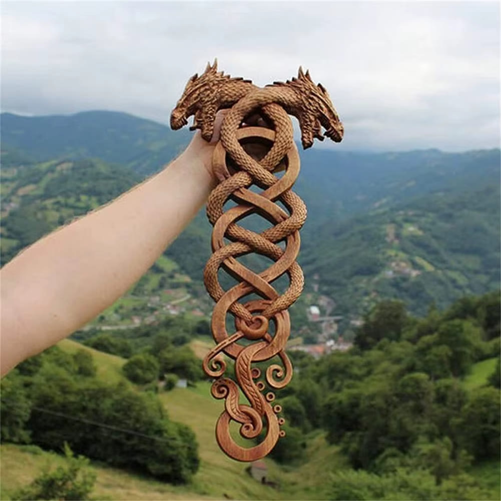 WorldNorse Viking Norse Dragon Resin Wall Decor