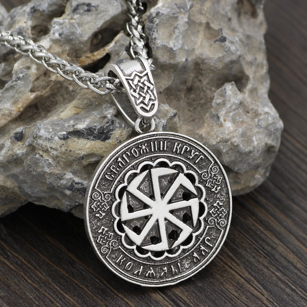WorldNorse Rune Celtic Knot Vintage Necklace - Chain - Silver - image 3