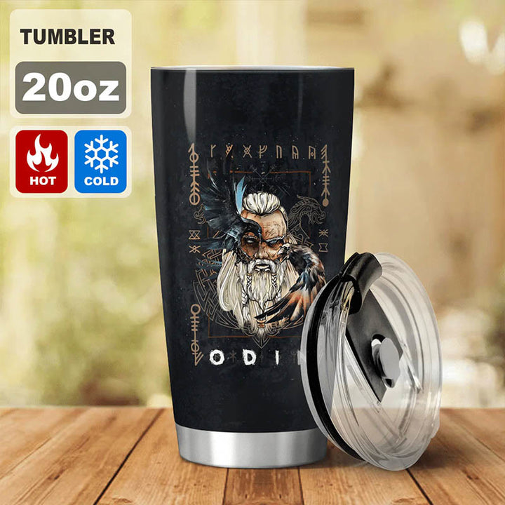 WorldNorse Nordic Odin God Wolf Fenrir Tumbler