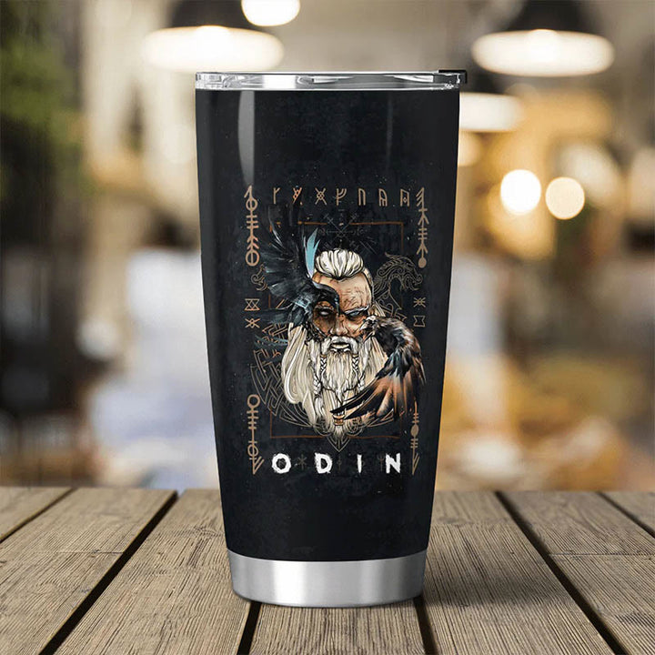 WorldNorse Nordic Odin God Wolf Fenrir Tumbler