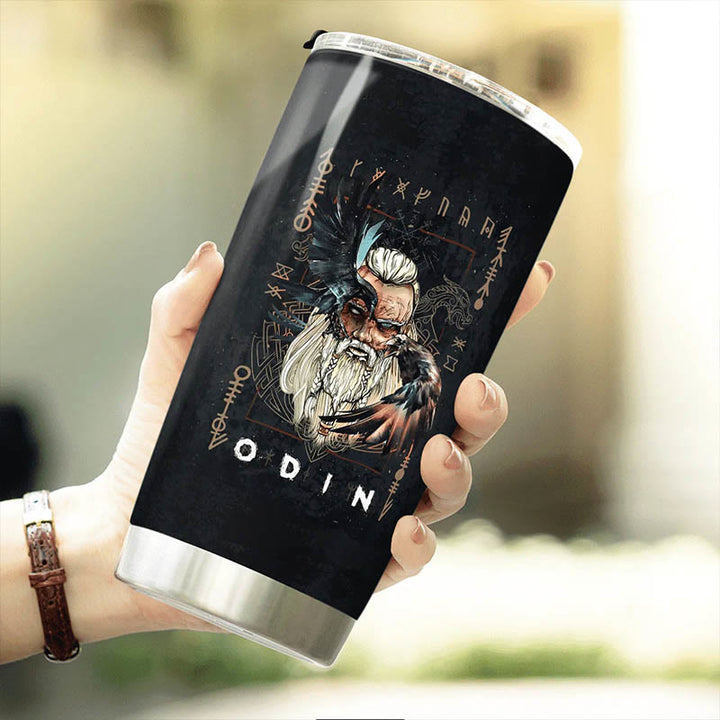 WorldNorse Nordic Odin God Wolf Fenrir Tumbler