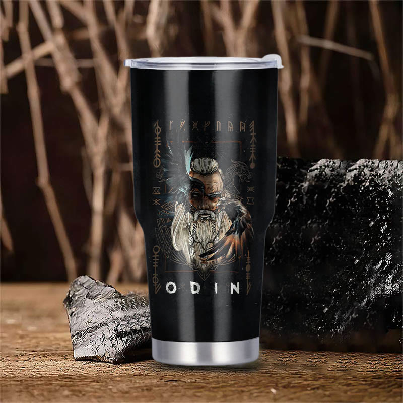 WorldNorse Nordic Odin God Wolf Fenrir Tumbler
