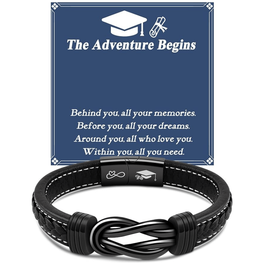 WorldNorse Love You Forever Infinity Stainless Steel Knot Bracelet